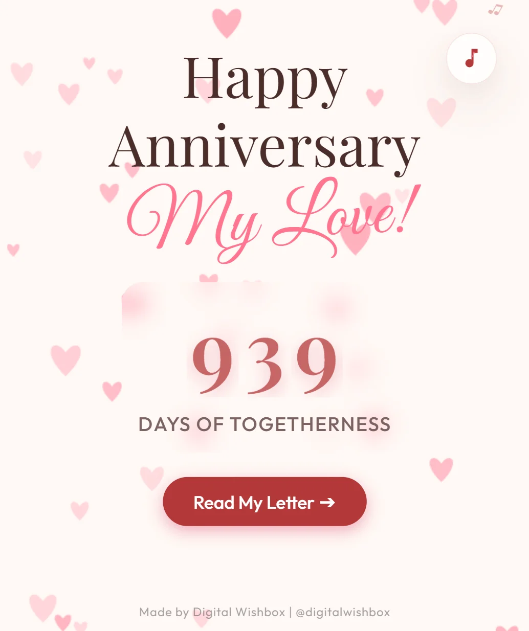 Happy Anniversary